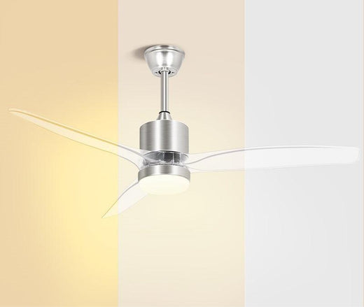 New Trends in Fan Lights - Clear Fan Blades Ceiling Fan with Light - okeli lights