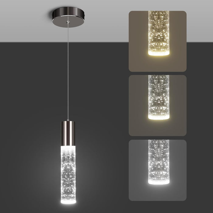 Modern Pendant Lights 3Color Bubble Crystal Island Light Fixtures