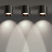 Matte Black Cylinder Down Ceiling Spotlight Modern Dimmable LED 3Pack